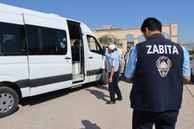 BÜYÜKŞEHİR ZABITA, OKUL SERVİSLERİNİ DENETLEDİ (8)