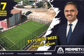 Eyyübiye Belediyesi 27 yeni halı sahanın yapımını tamamladı