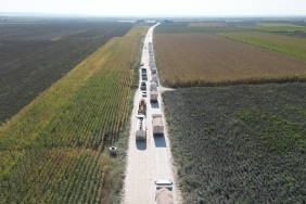 BÜYÜKŞEHİR’DEN SURUÇ KIRSALINDA ASFALT SEFERBERLİĞİ (1)